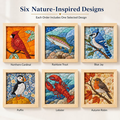 🧵 Premium No-Sew Kinusaiga Fabric Art Kit | Layered Fabric Tucking Craft with Nature-Inspired Designs DIY Handmade Textile Decor ✨