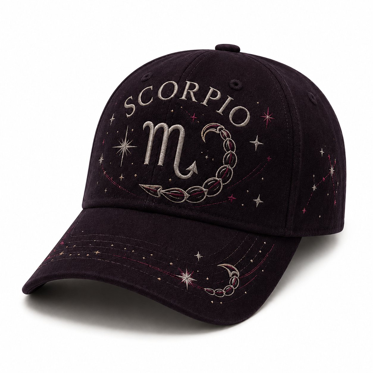 🔥HOT SALE ♈12 Zodiac Signs Embroidered Cap Collection – Celestial Hats Made for Every Personality