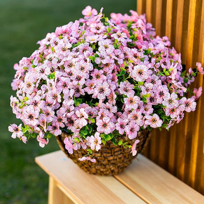 🌸UV Resistant Artificial Flowers – Fade-Free & Colorful for Garden, Patio, Home Decor