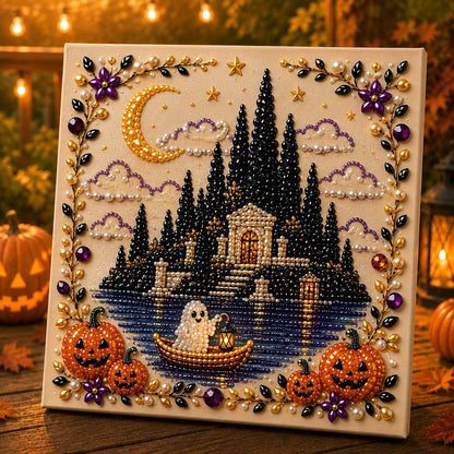 🔥Last Day 49% OFF - 🎃Halloween Theme Pearl Art DIY Kit 👻