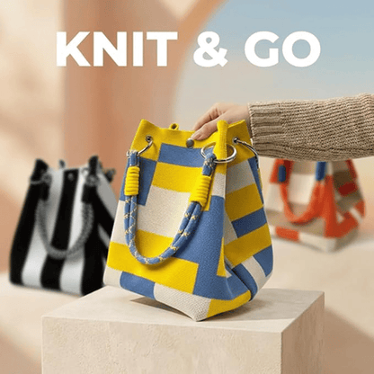 🔥LAST DAY 49% OFF- Boho Woven Bucket Bag(Handmade Crochet Shoulder Bag)