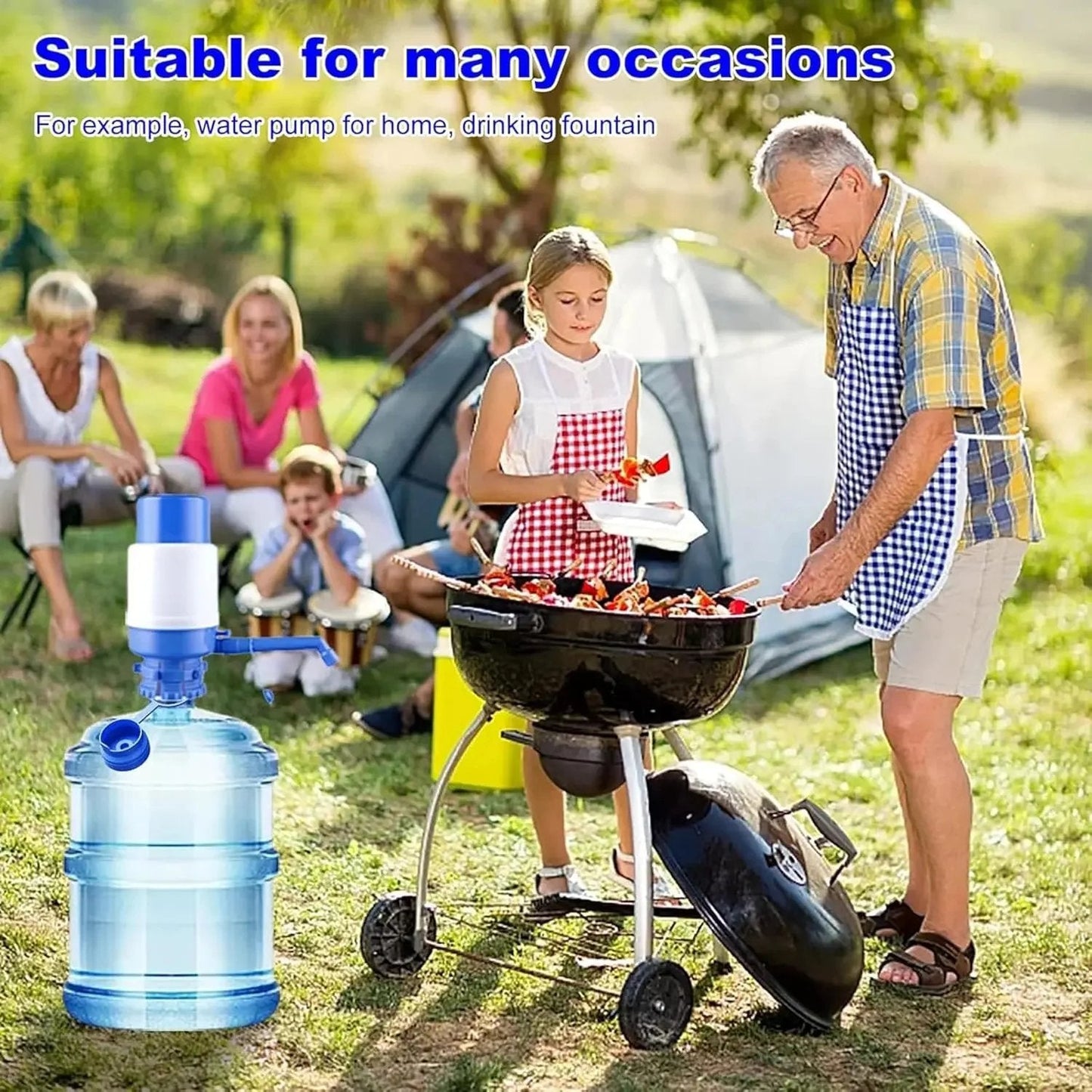 Leak-Proof Water Jug Caps (4 Pack)  – Fits 3 & 5 Gallon Bottles