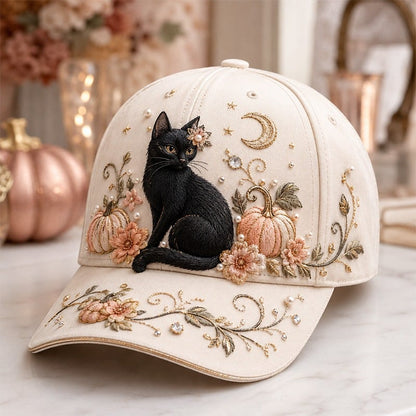 🔥HOT SALE 50% OFF - 🧙‍♀️✨3D Halloween Embroidery Cap🧢(Breathable & Lightweight Comfort & Unisex Fit)