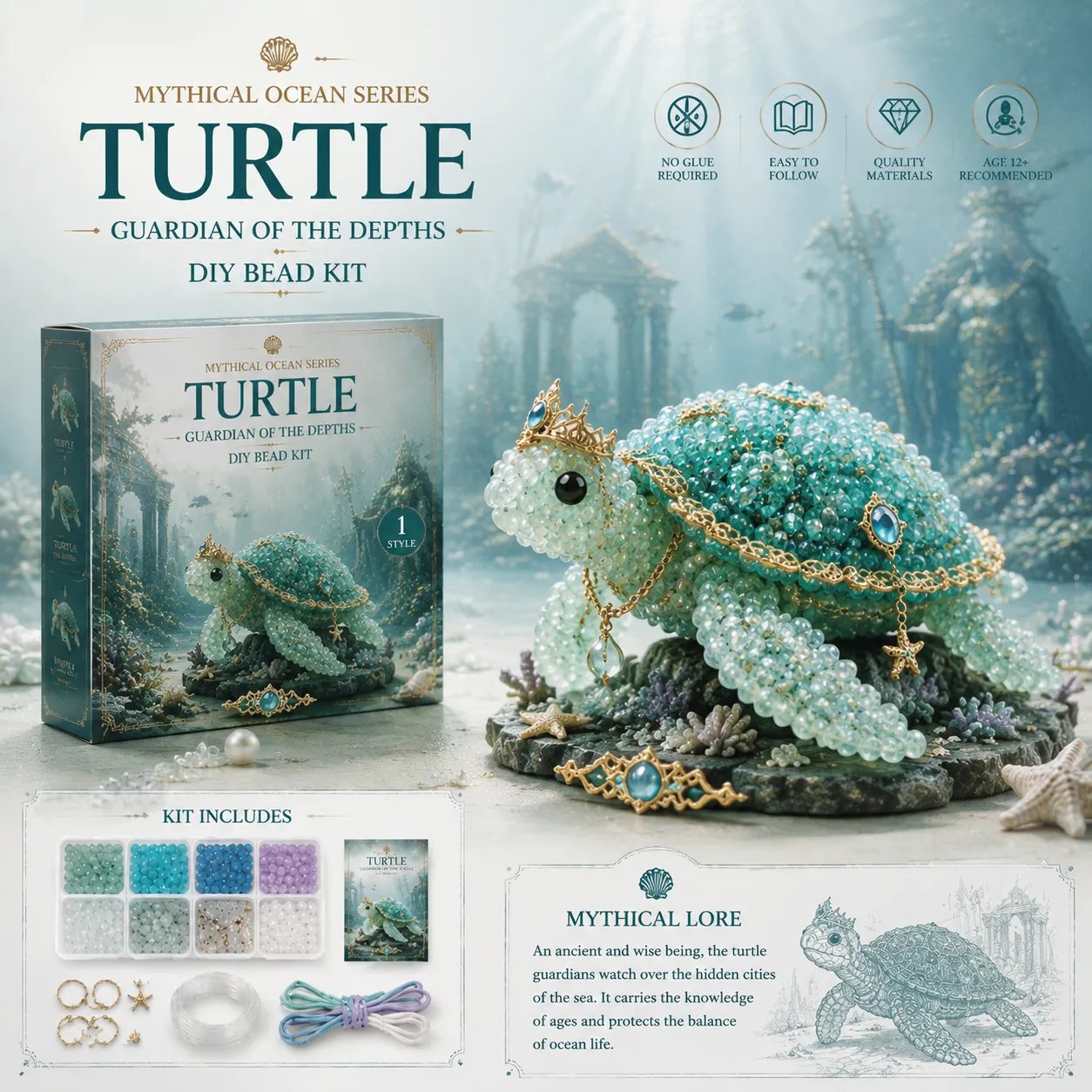 Last Day 50% OFF - 🌊 Mythical Ocean DIY Bead Kit