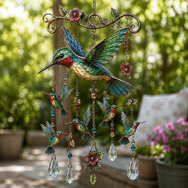 🐦🎐Last Day 49% OFF - 🐦🎐Graceful Hummingbird Wind Chime