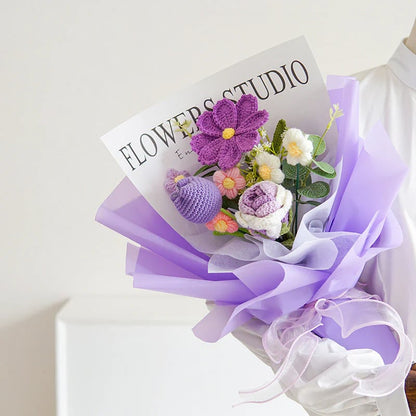 💕Mother's Day Special Sale💕Handmade Delicate Crochet Flower Bouquet