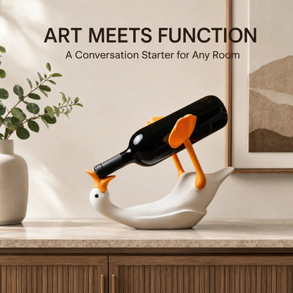 🔥Hot Sale⚡🪿 Goose-Shaped Wine Bottle Holder🍷 ✨