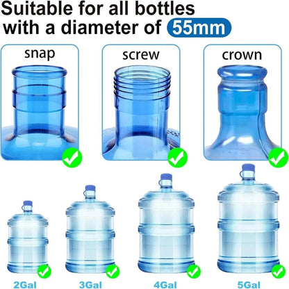 Leak-Proof Water Jug Caps (4 Pack)  – Fits 3 & 5 Gallon Bottles