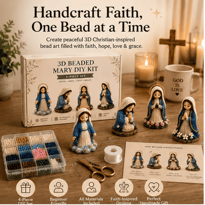 🔥LAST DAY 50% OFF - 🙏✨ Bead Your Blessings – Christian Faith Art Kit