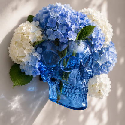 Gothic Skull Wall Vase 💀 – Hangable & Tabletop Freestanding🌸