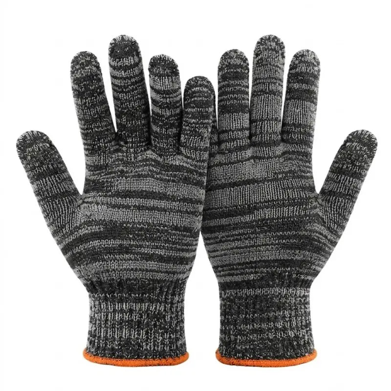 Unisex gardening gloves; versatile work gloves with strong grip, made of stretchy, breathable knit fabric; suitable for gardening, DIY, household chores, and workshop tasks