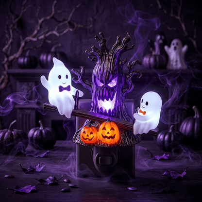 🔥HOT SALE 49% OFF-🎃👻Animated Seesaw Ghost Plug In LED Night Light