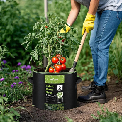 BN-LINK 5-Pack 10 Gallon Grow Bags