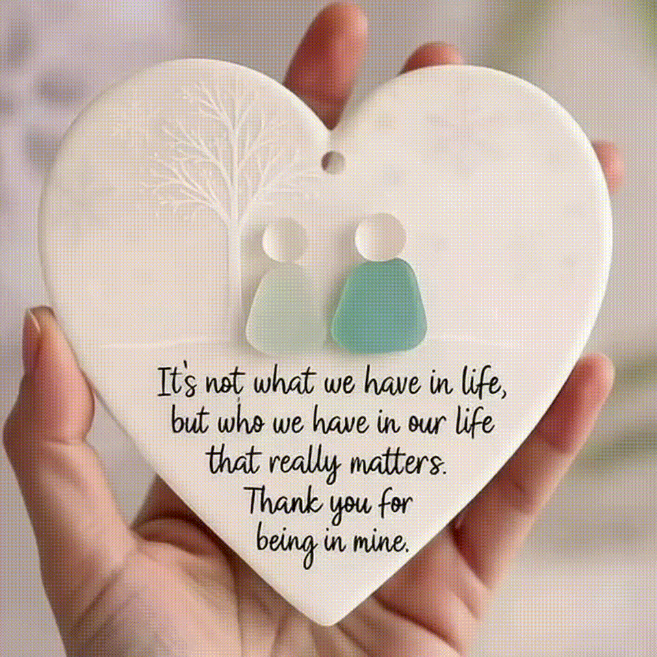 ❤️Heart-Shaped  Friendship Decor🌊✨ Shaped by Nature & Crafted by Hand💝