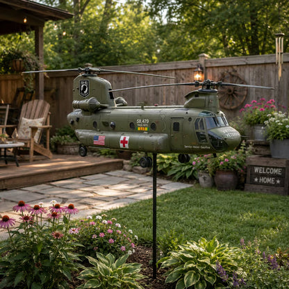🏆Last Day Promo: 49% OFF 🎖️-Vietnam Veteran CH-47 Chinook Helicopter Wind Spinner- ✈️Buy 2 Free Shipping Today!