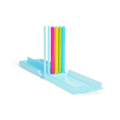 🌈 Mini Color Stack Challenge 🎯 – Portable Brain Teaser Travel Game with 40 Color Rings ✈️