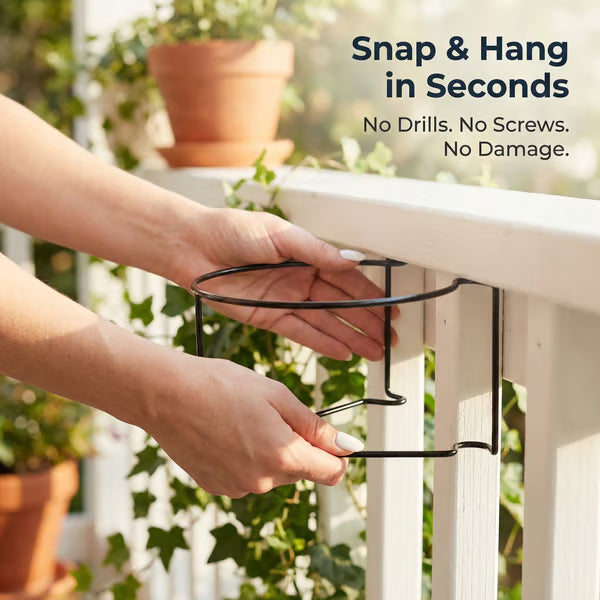 🔥2026 Hot Sale -  Railing Plant Hanger