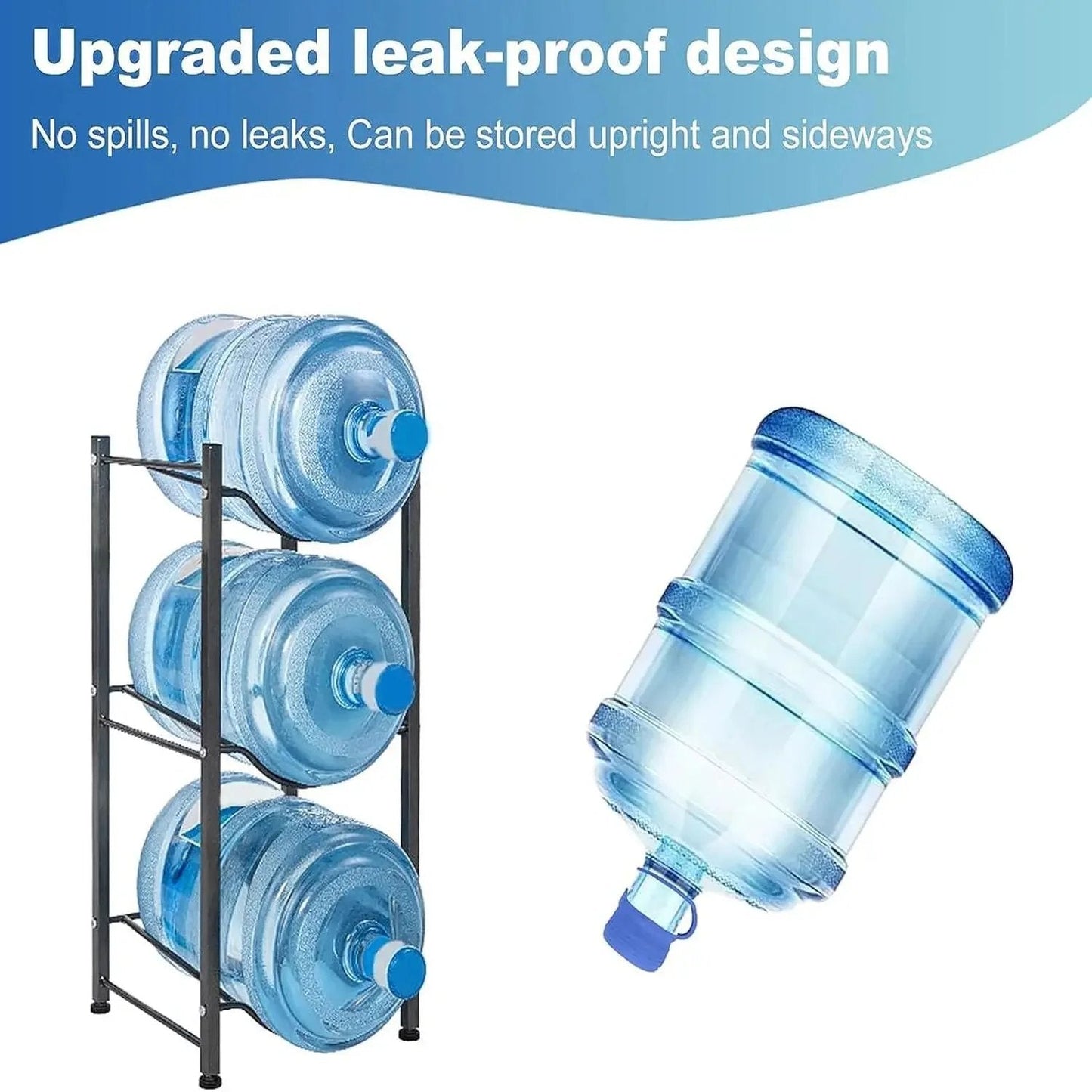 Leak-Proof Water Jug Caps (4 Pack)  – Fits 3 & 5 Gallon Bottles