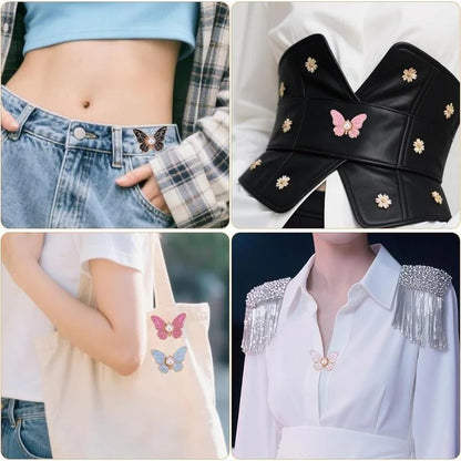 🔥5Pcs Butterfly Pants Waist Tightener