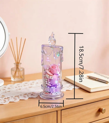 🌹Realistic Rose Candle Lights — Battery-Powered, Smoke-Free LED Roses for Home Decor, Weddings, Parties & Gifts ✨