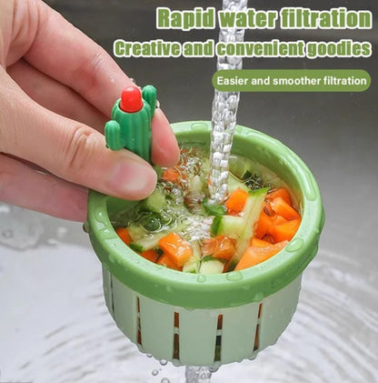 Cactus Kitchen Automatic Dumping Sink Filter