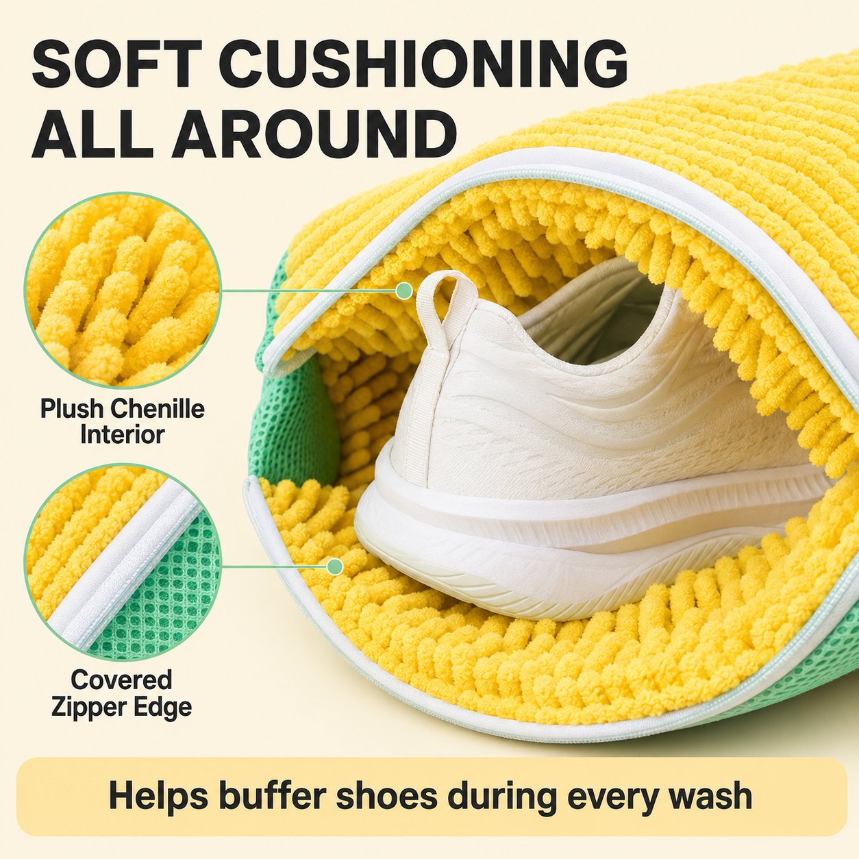 ⚡ Limited-Time 65% OFF – Laundry Shoe Washing Bag for Washing Machine