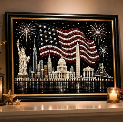 🦅🇺🇸 America 250th Anniversary Pearl Art Kit | DIY Patriotic Keepsake 1776-2026