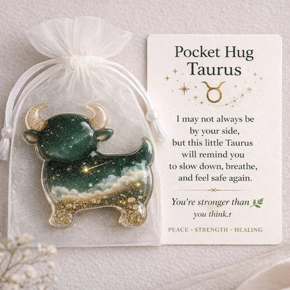 ⚡️🎁🔮Zodiac Glass Pocket Hug