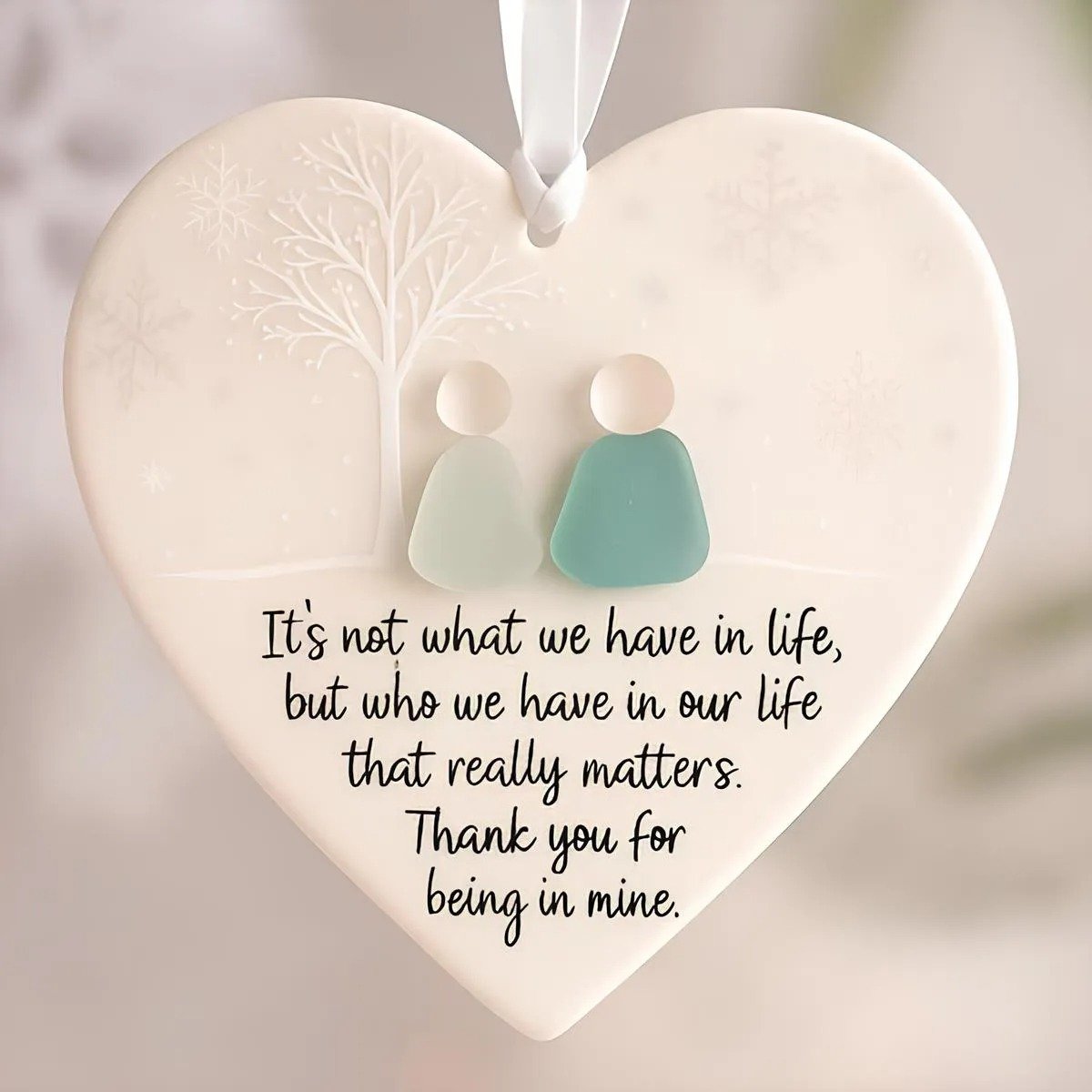 ❤️Heart-Shaped  Friendship Decor🌊✨ Shaped by Nature & Crafted by Hand💝