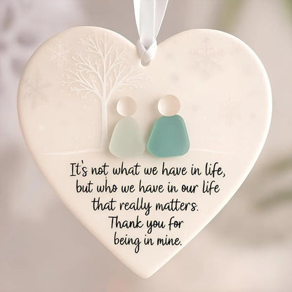 ❤️Heart-Shaped  Friendship Decor🌊✨ Shaped by Nature & Crafted by Hand💝