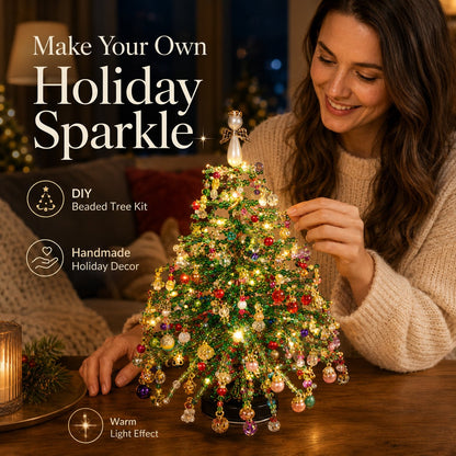 🎄 DIY Beaded Christmas Tree Kit – Create Your Own Sparkling Holiday Decoration - Limited Time 50% OFF