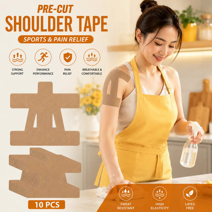 🔥 LAST DAY 50% OFF – FDA-Registered Fast-Acting Shoulder & Knee Pain Relief Tape 💪🏃 Breathable & Sweatproof