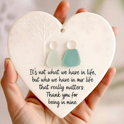 ❤️Heart-Shaped  Friendship Decor🌊✨ Shaped by Nature & Crafted by Hand💝