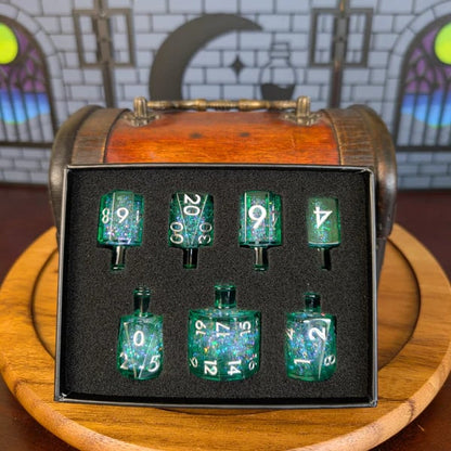 🎲🌙Crescent Moon Liquid Core Potion Dice Sets🧪