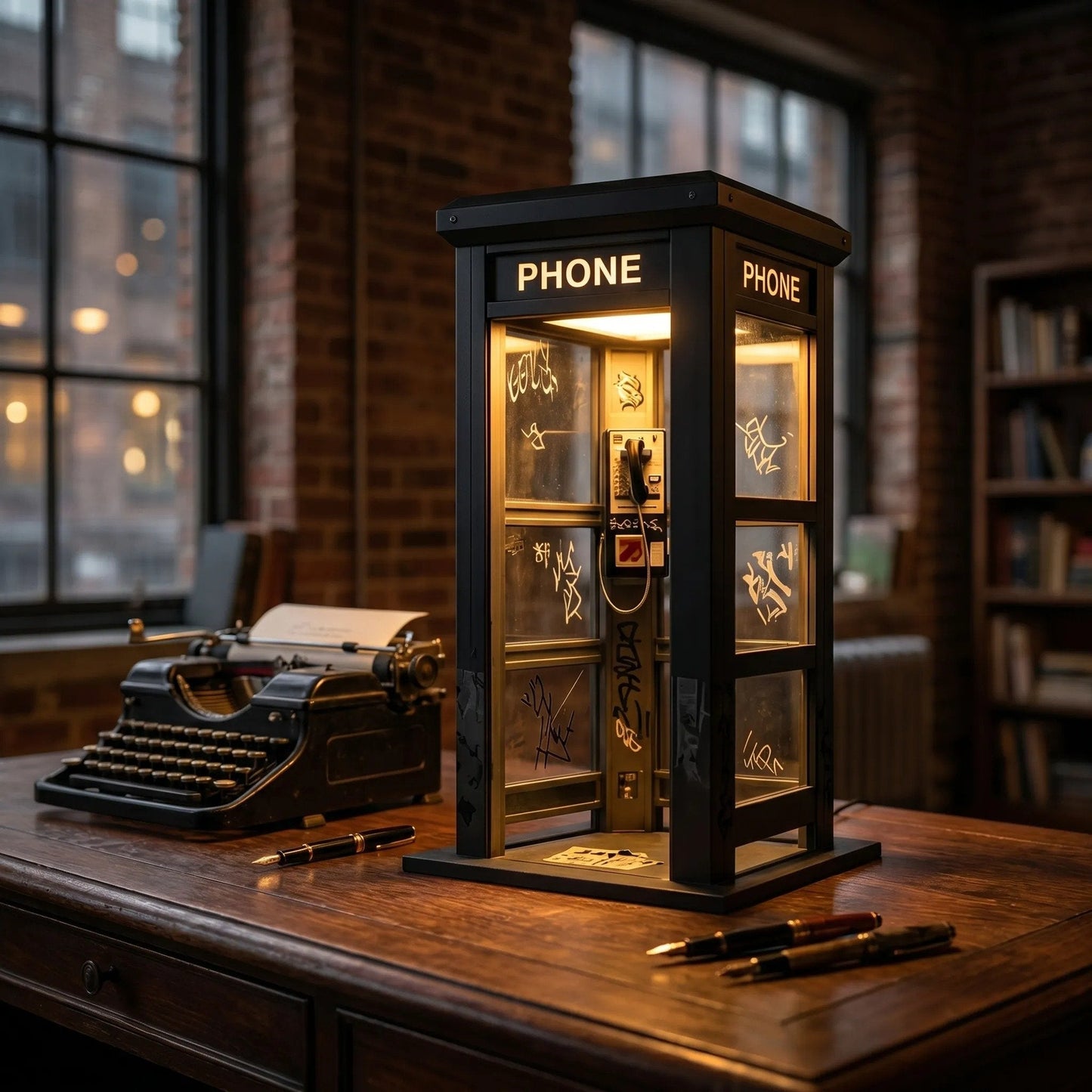 ✨Vintage Phone Booth Ambient Lamp- 🎁Light up Every Cozy Corner💛