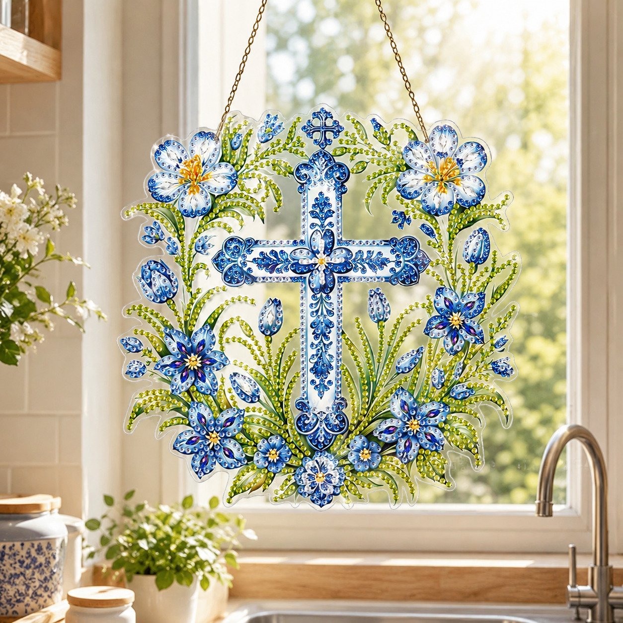 💥LAST DAY 49% OFF - Hummingbird Diamond Art Hanging Ornament Kit