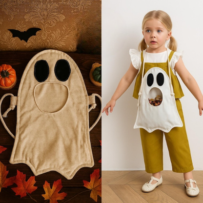 Halloween Ghost Bag Sewing Template - With Instructions