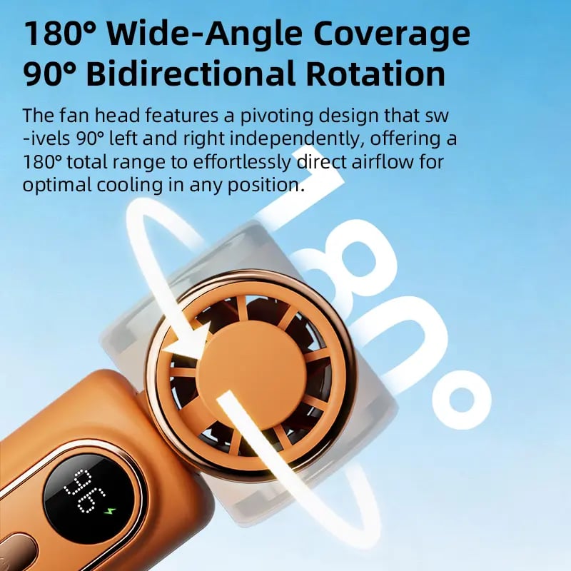 🔥2026 Mini Portable Handheld Clip Fan