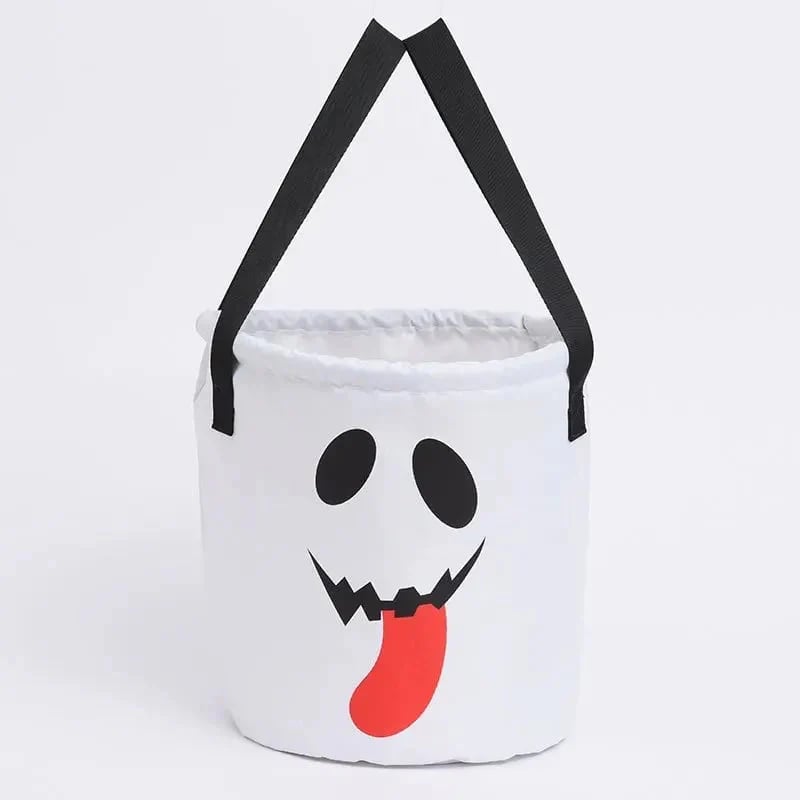👻 Glow-in-the-Dark Halloween LED Candy Basket  Bags🎃5 Pack Pumpkin Trick or Treat Bags with Glow Lights for Kids, Parties & Halloween Decorations