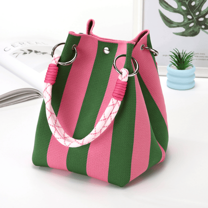 🔥LAST DAY 49% OFF- Boho Woven Bucket Bag(Handmade Crochet Shoulder Bag)