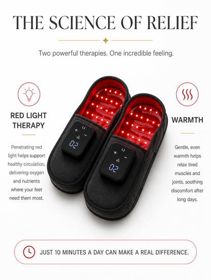 🔥Free Shipping🔥-Verviven™ Red Light Slippers