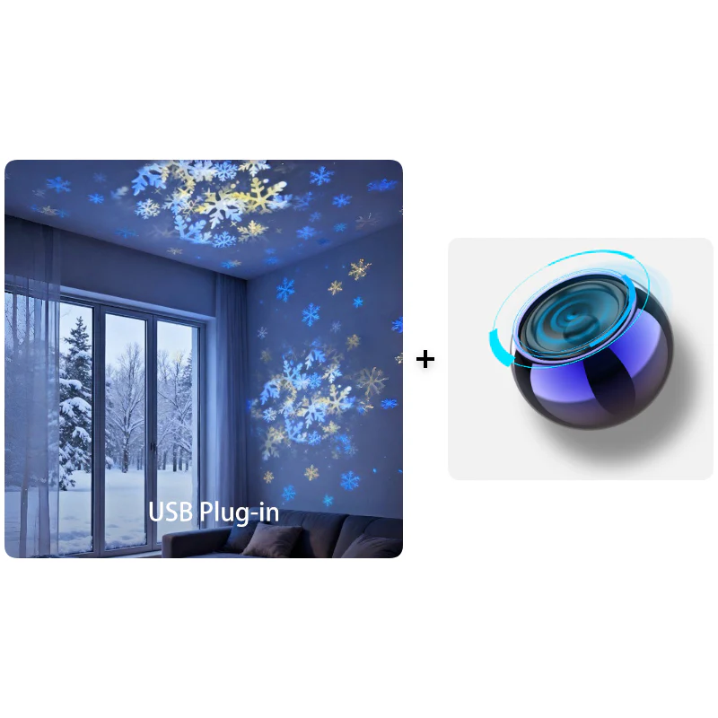 ✨ Rotating LED Projector with Dynamic Lighting Effect – Over 50,000 Sold! 🌀💞 Transform Your Space with Colorful Lights!