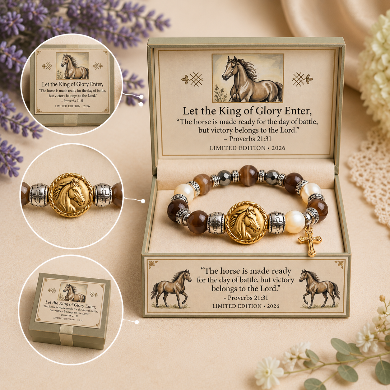 King of Glory Horse Faith Bracelet