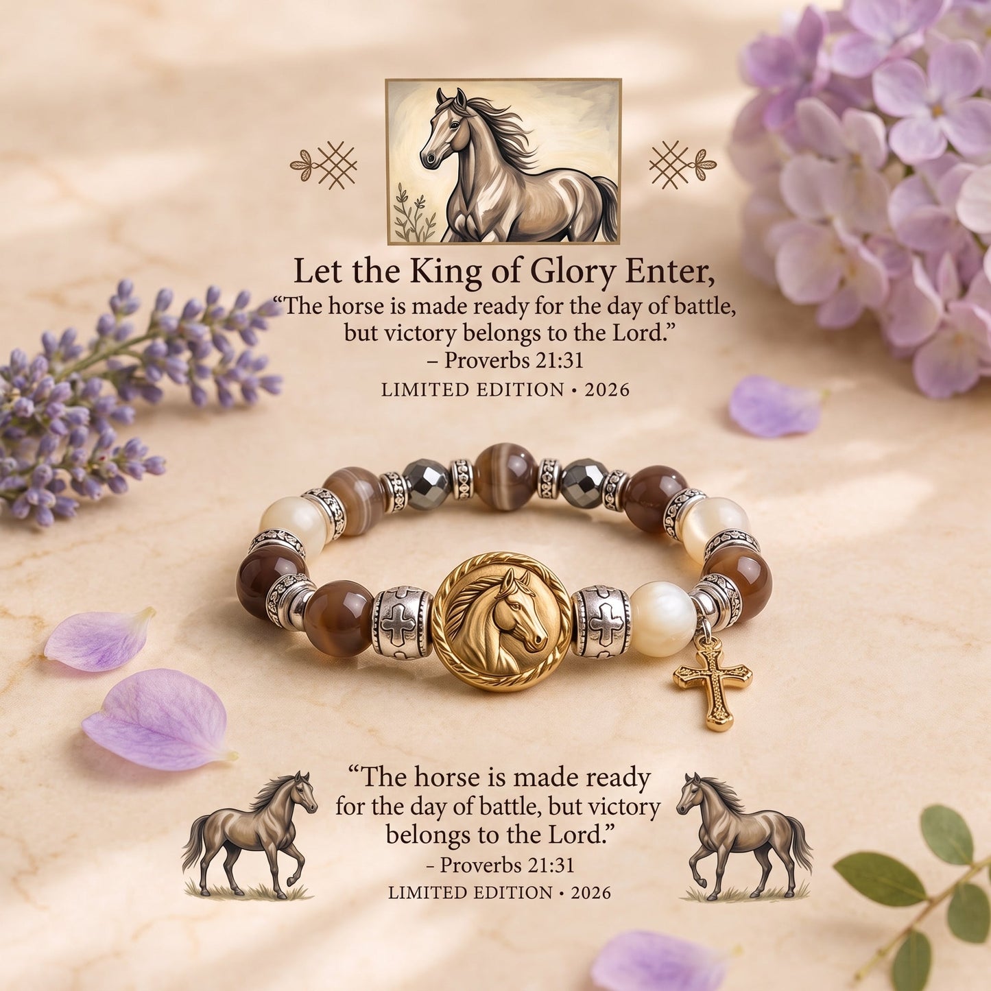 King of Glory Horse Faith Bracelet