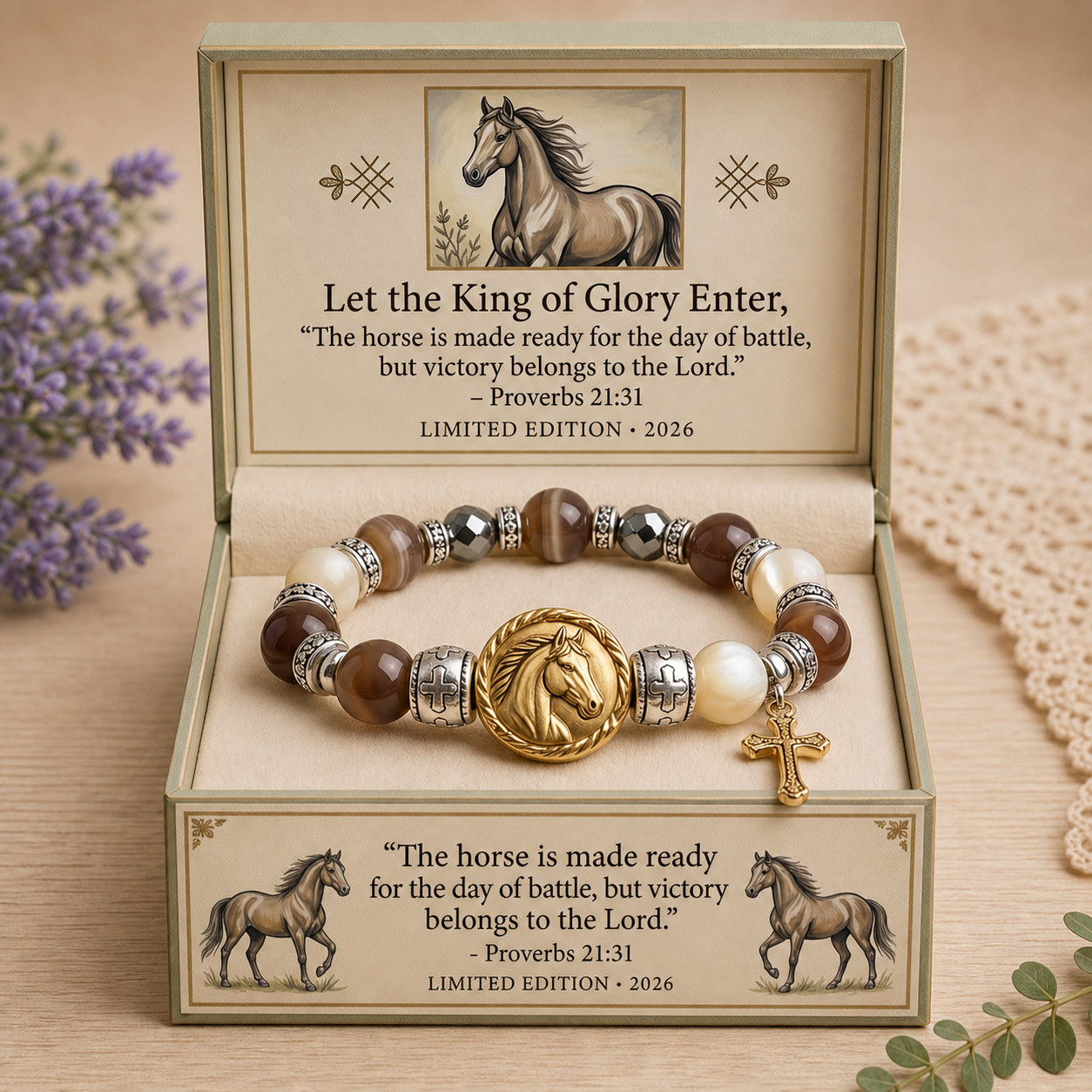 King of Glory Horse Faith Bracelet