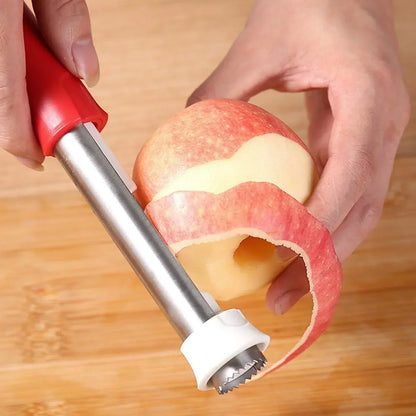 🍎2-in-1 Apple Corer and Peeler - Stainless Steel Fruit Corer
