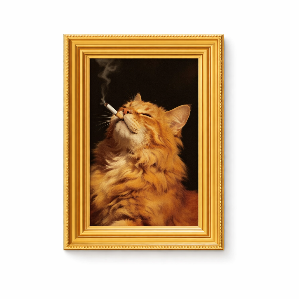 Funny and quirky cat-shaped soft magnetic refrigerator magnets