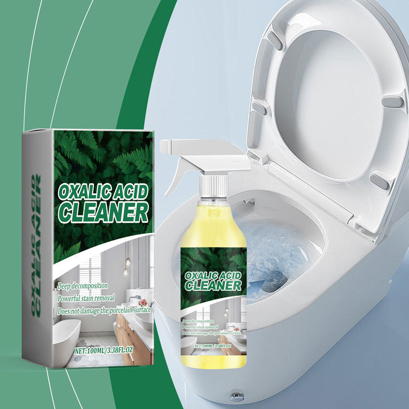 🥳2026 HOT SALE🥳💞50K+ SOLD!💥🔬 【CLEARANCE!】Molecular-Level Cleaning Tech! Oxalic Acid Bathroom Cleaner Dissolves Rust & Limescale 78% OFF🚽✨