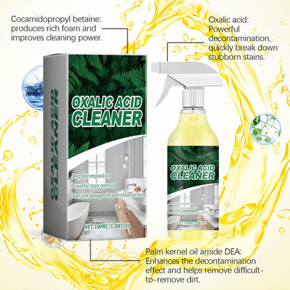 🥳2026 HOT SALE🥳💞50K+ SOLD!💥🔬 【CLEARANCE!】Molecular-Level Cleaning Tech! Oxalic Acid Bathroom Cleaner Dissolves Rust & Limescale 78% OFF🚽✨