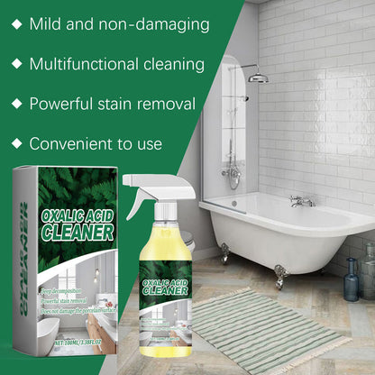 🥳2026 HOT SALE🥳💞50K+ SOLD!💥🔬 【CLEARANCE!】Molecular-Level Cleaning Tech! Oxalic Acid Bathroom Cleaner Dissolves Rust & Limescale 78% OFF🚽✨